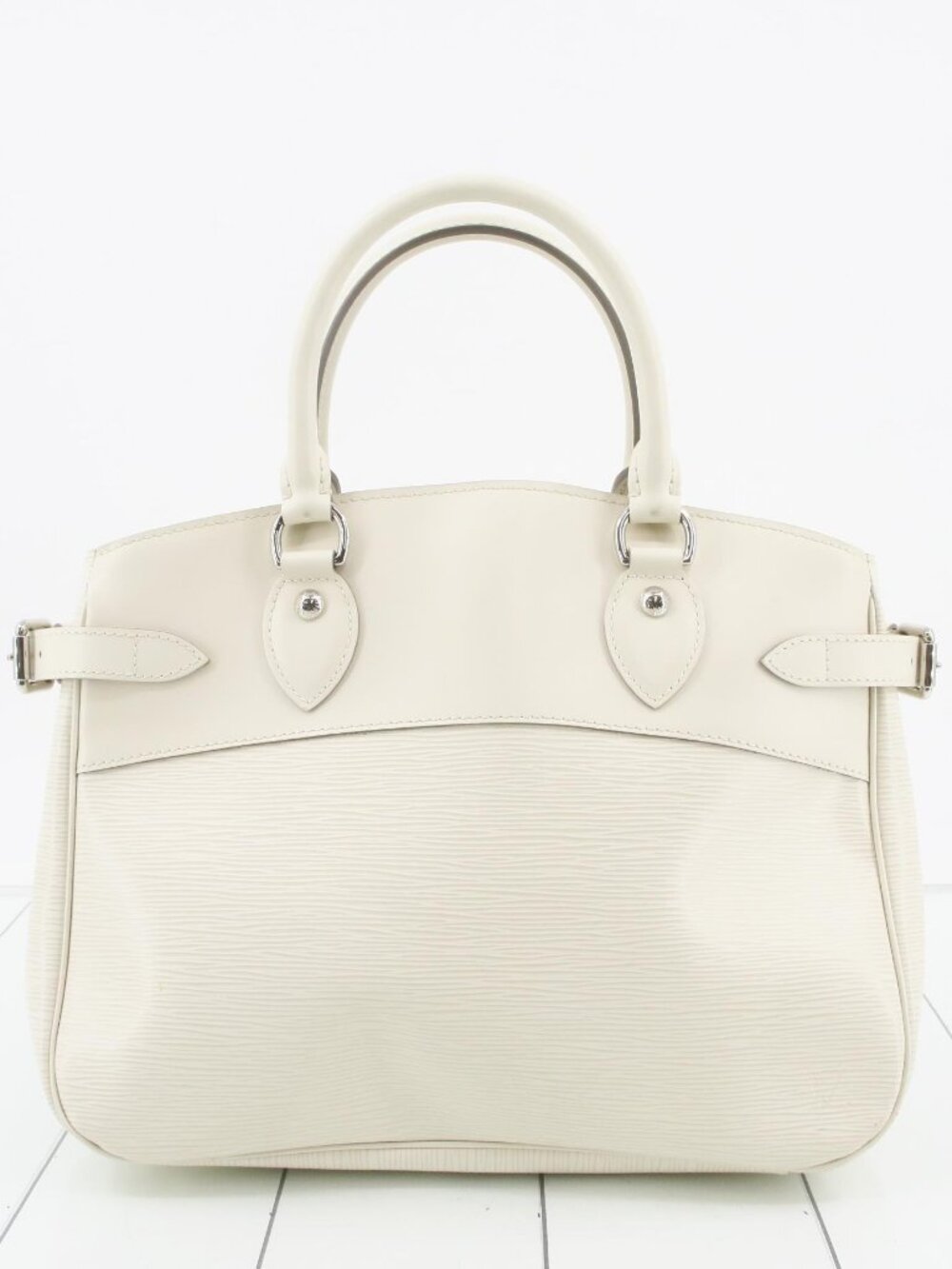 Louis Vuitton Cream Epi Leather Top-Handle Tote